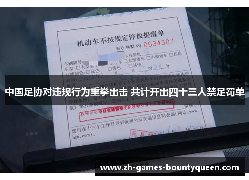中国足协对违规行为重拳出击 共计开出四十三人禁足罚单 中国足协对违规行为重拳出击 共计开出四十三人禁足罚单